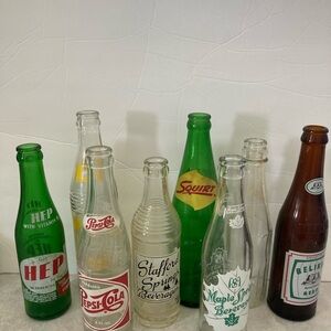 Vintage bottles various
